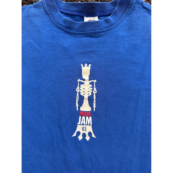 Pearl Jam 03 Skeleton Graphic Long Sleeve T Shirt Men Medium - Picture 3 of 5